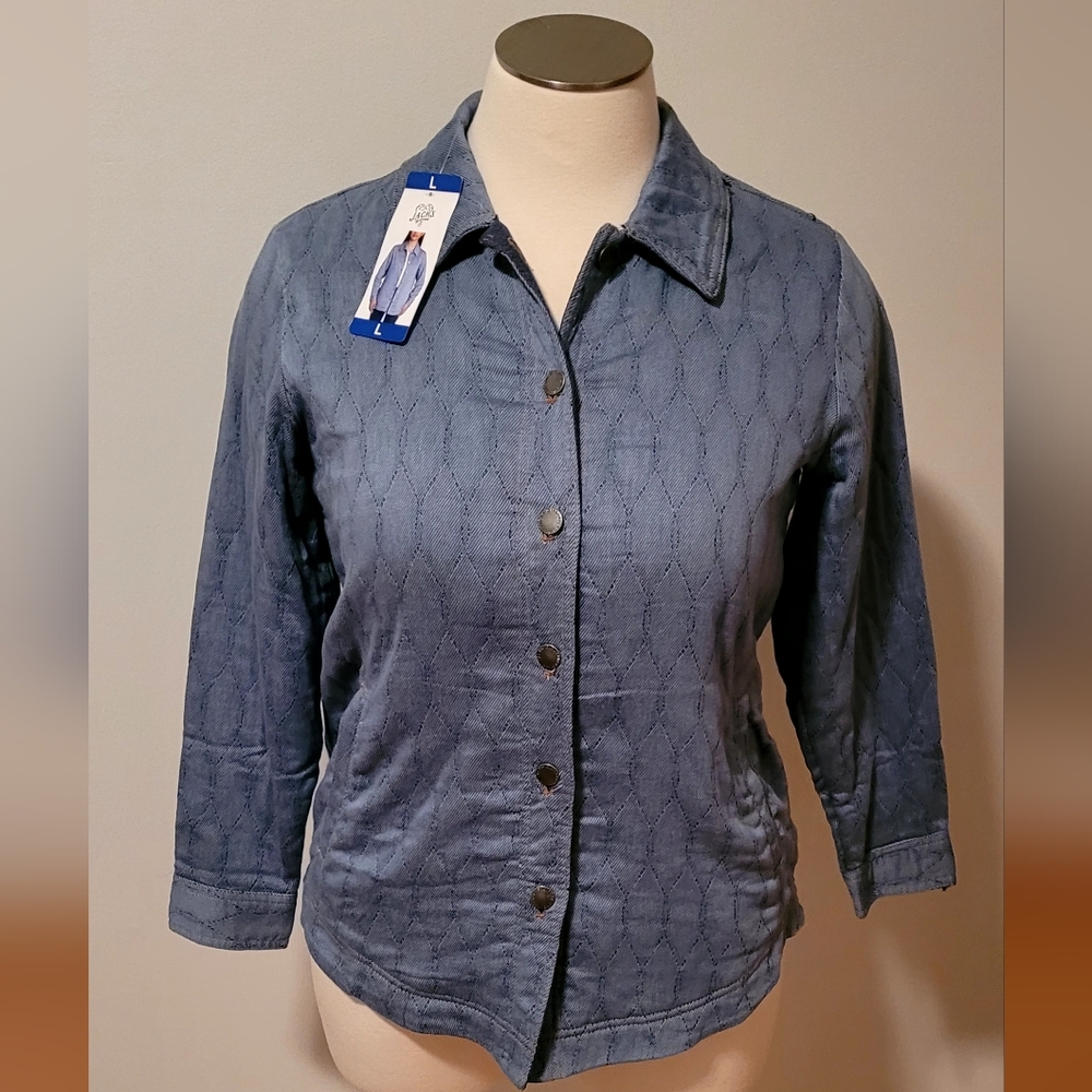 JACH'S Girlfriend, quilted jacket size large